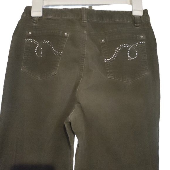 Teenages Green corduroy Pants size Small - Picture 5 of 8